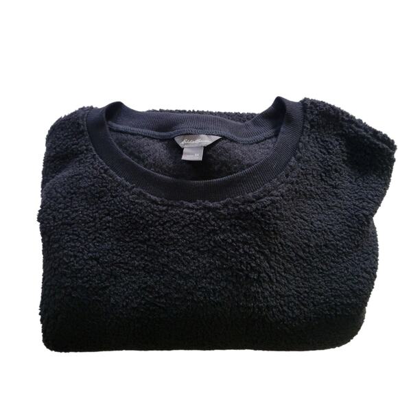 Eddie Bauer We Wander Fleece Pullover 3X Black Sherpa Sweatshirt - Picture 10 of 12